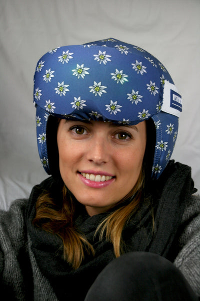 Coolcasc Printed Cool Helmet Cover Edelweiss