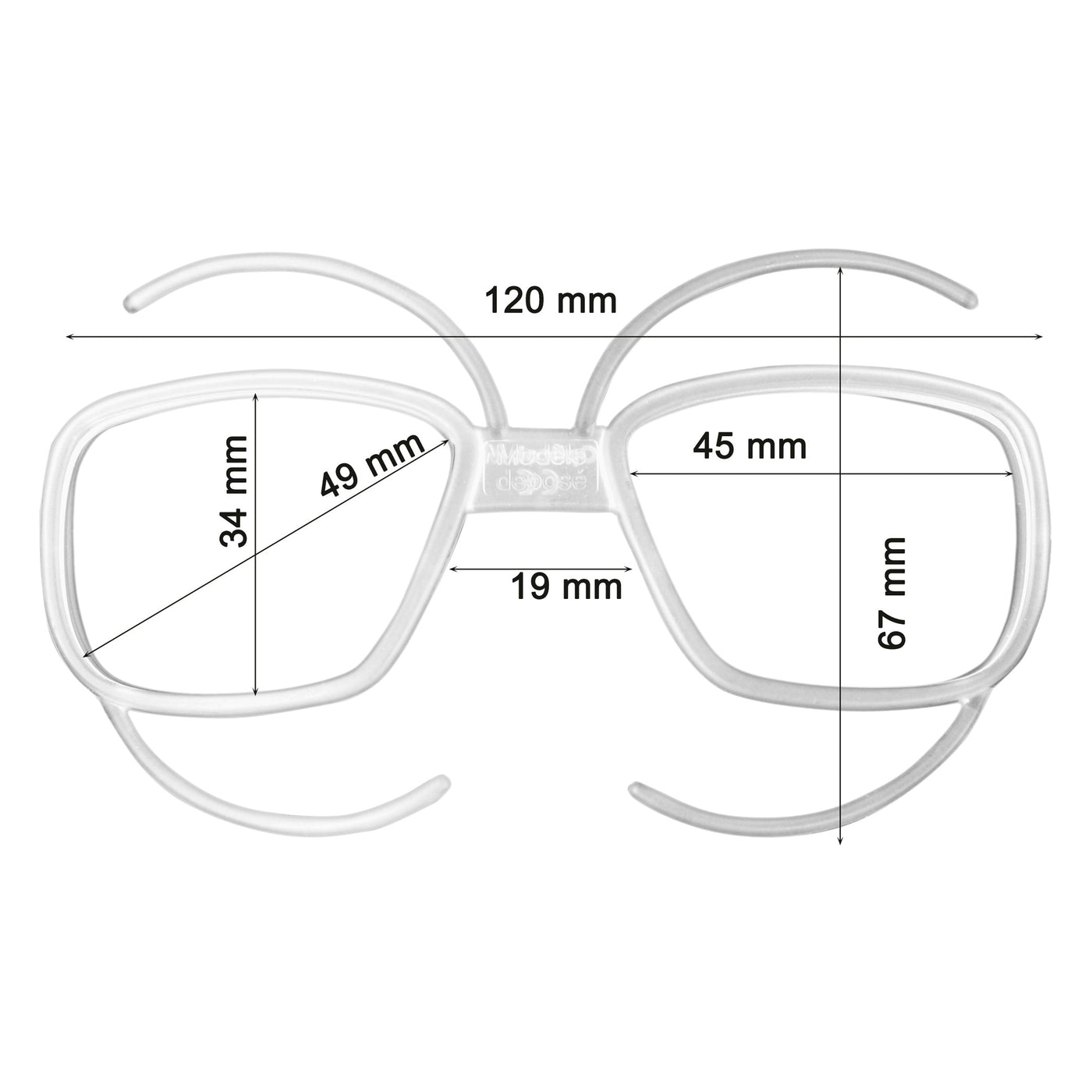 Salice GEKOJ Optical Insert for Junior Goggles Transparent