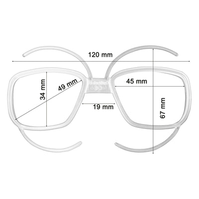 Salice GEKOJ Optical Insert for Junior Goggles Transparent