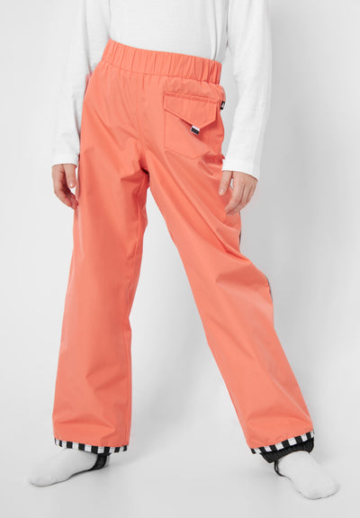WeeDo Kids Rain Trouser Holly Peach/Pink - Last One Left - Size 140cm