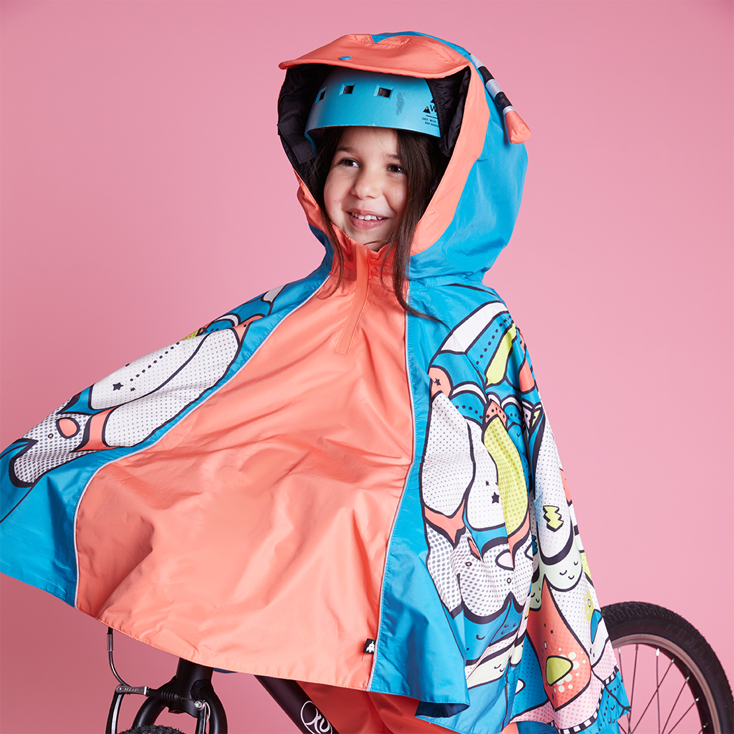 WeeDo Kids Rain Cape Holly Butterfly - Last One Left - Size 140cm