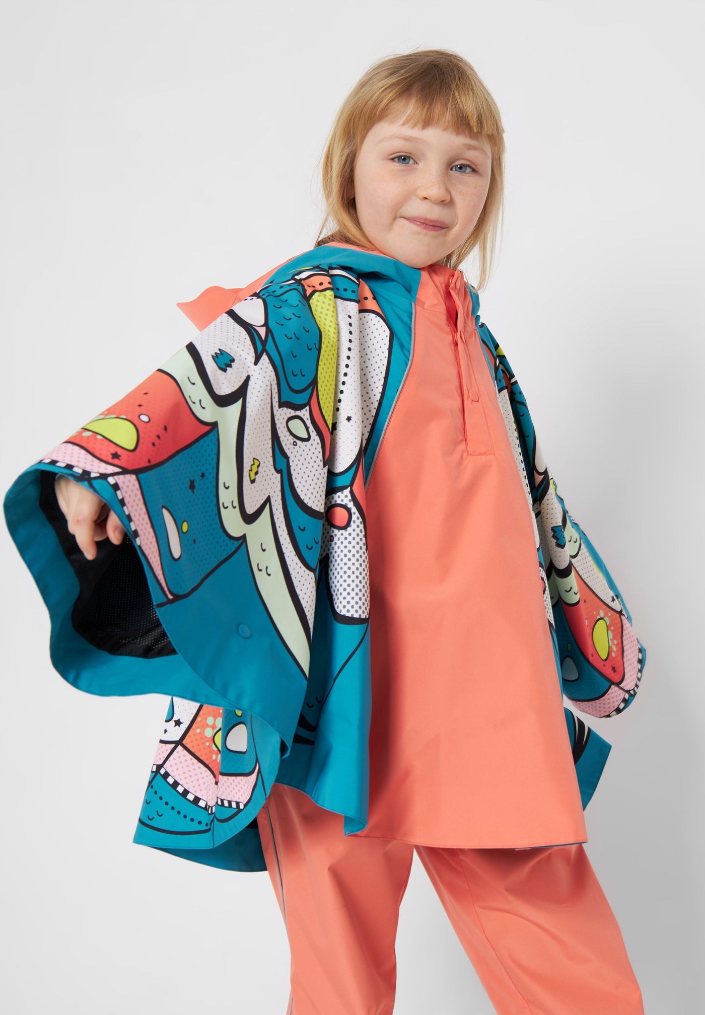 WeeDo Kids Rain Cape Holly Butterfly - Last One Left - Size 140cm