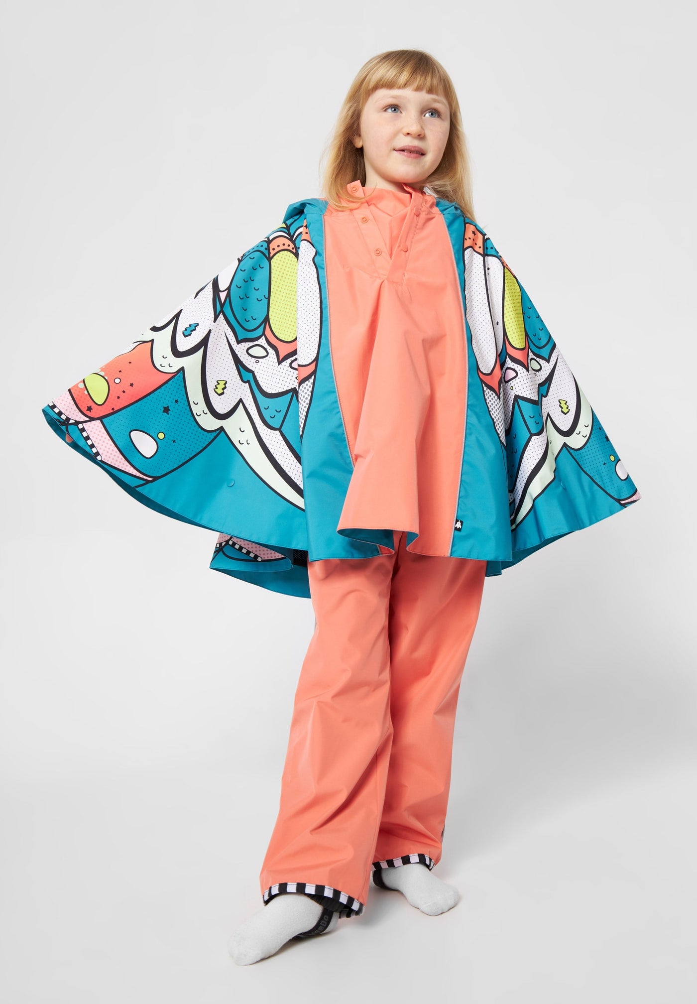 WeeDo Kids Rain Cape Holly Butterfly - Last One Left - Size 140cm