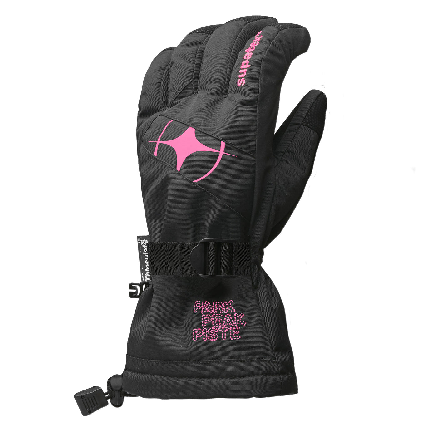 Manbi-PPP Womens Epic Glove Black/Fuchsia