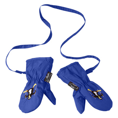 Manbi-PPP Kids Snowflake Mitten Real Blue