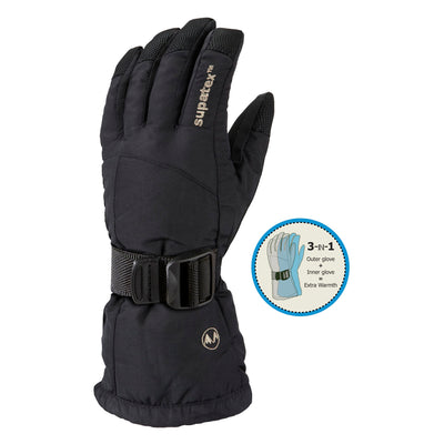 Manbi-PPP Mens Scope 3-in-1 Glove Black