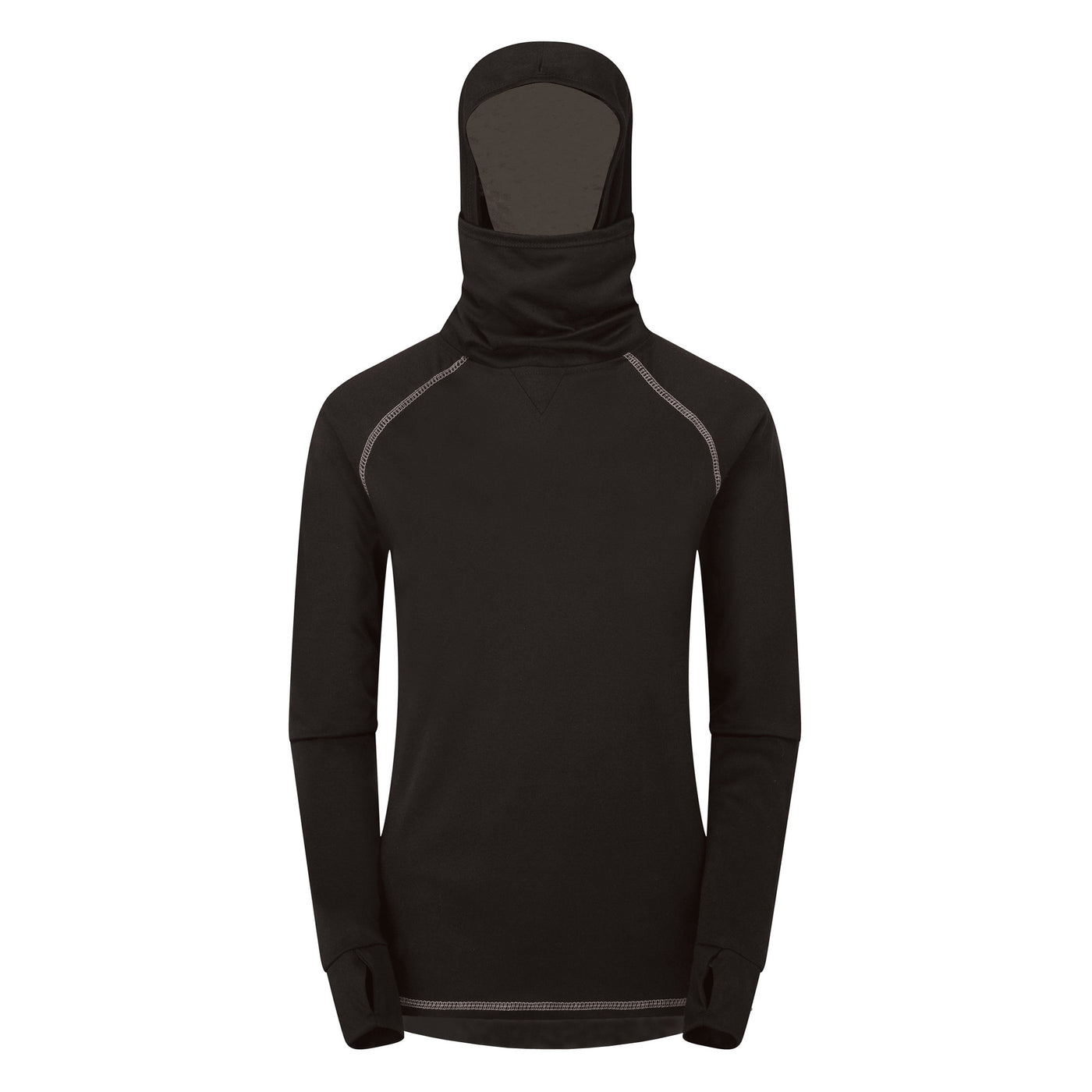 Manbi Adult Snow Warrior Supatherm Hoodie Black