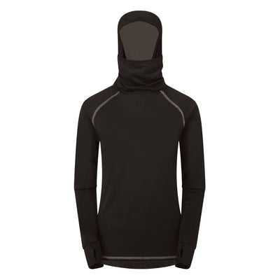 Manbi Kids Snow Warrior Supatherm Hoodie Black