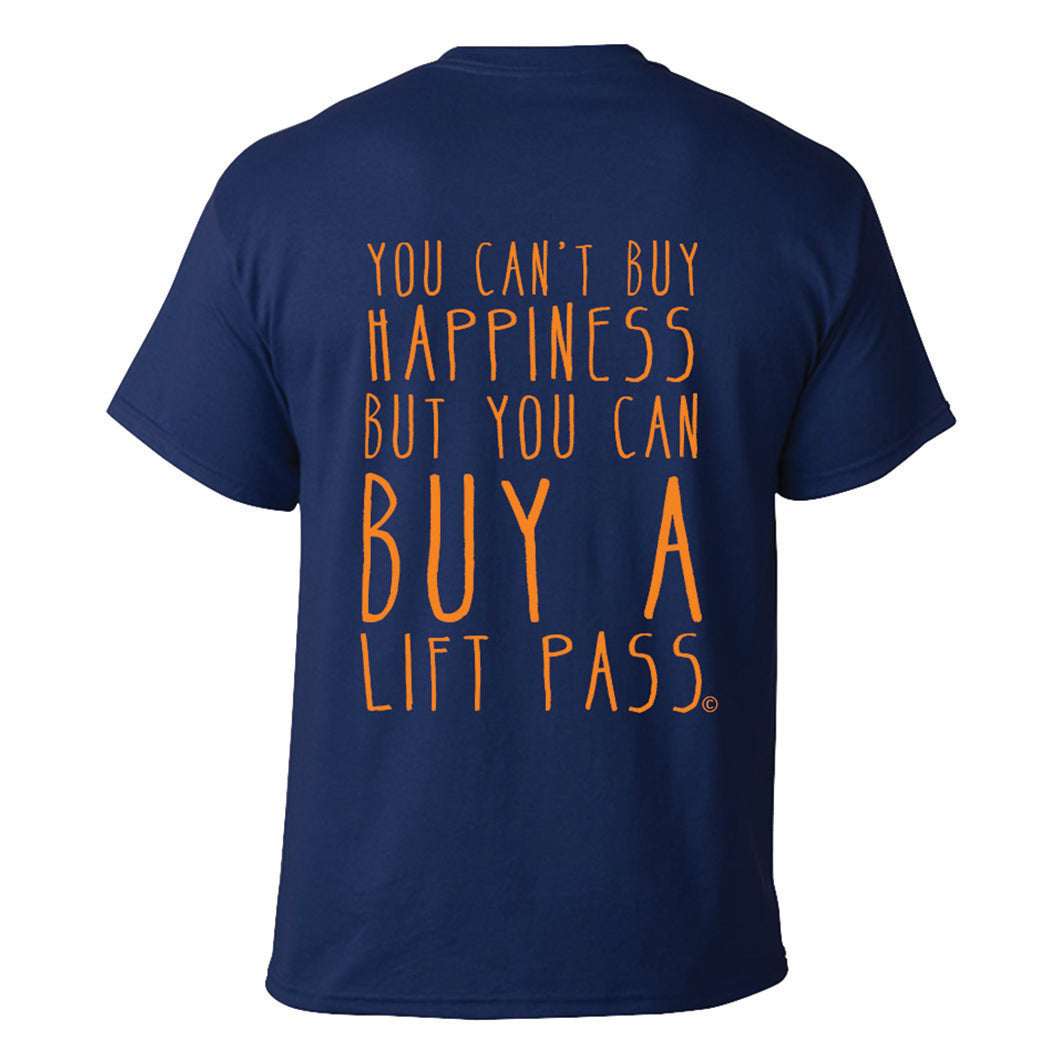Manbi Mens Apres-Tee T-Shirt Navy/Orange