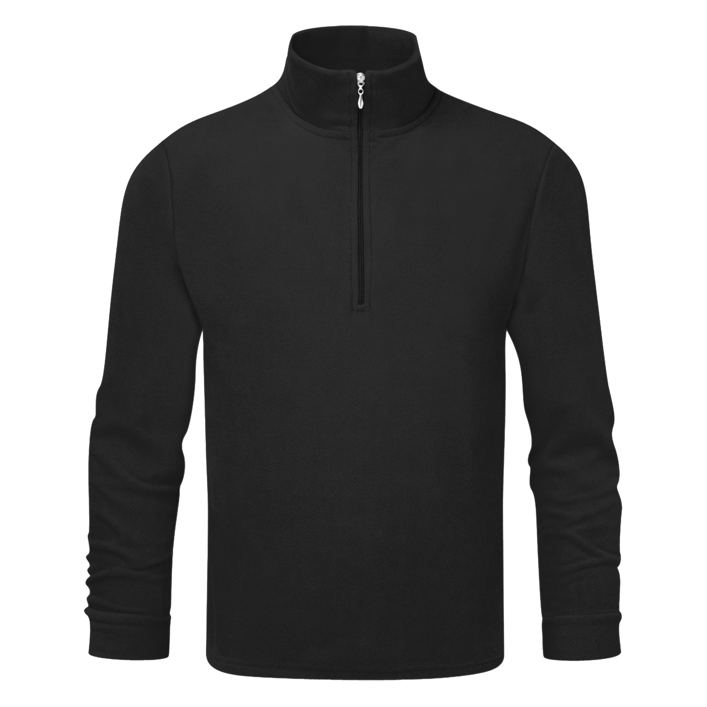 Manbi Mens Microfleece Zip Black