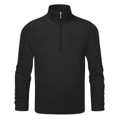 Manbi Mens Microfleece Zip Black