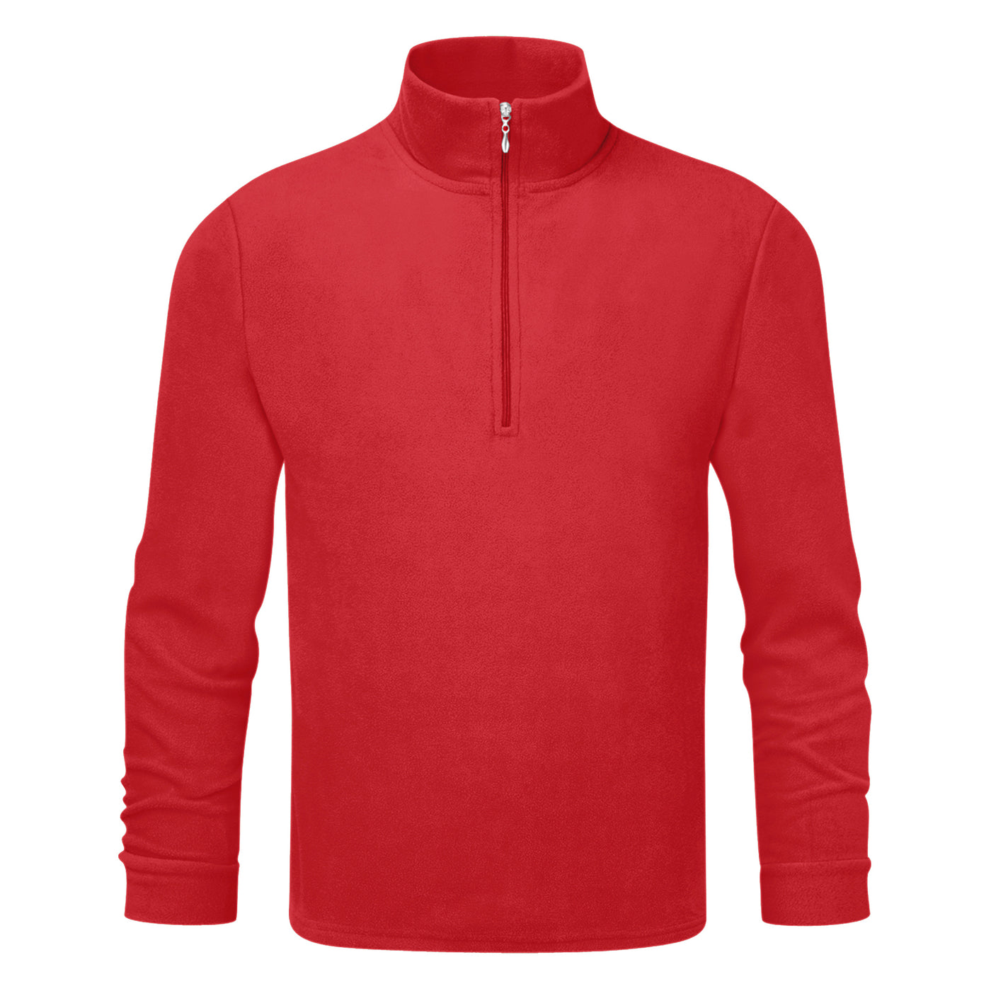 Manbi Mens Microfleece Zip True Red