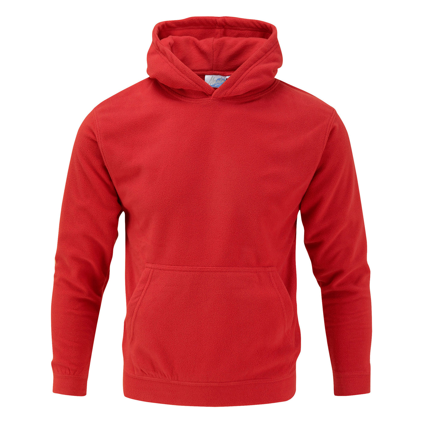 Manbi Adult Unisex Microfleece Hoodie True Red