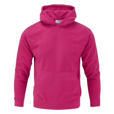 Manbi Adult Unisex Microfleece Hoodie Raspberry