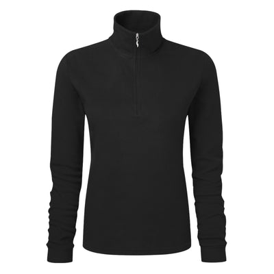 Manbi Ladies Microfleece Zip Black