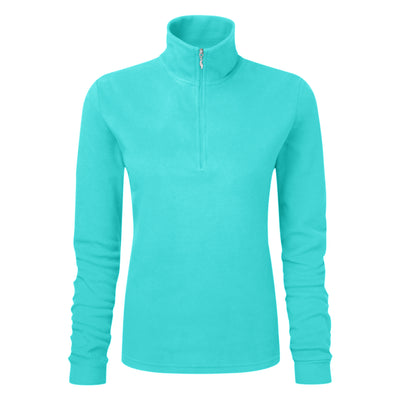 Manbi Ladies Microfleece Zip Aqua