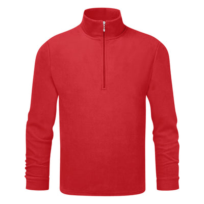 Manbi Kids Microfleece Zip True Red