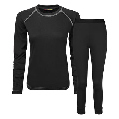 Manbi Ladies Fit Supatherm Sets Black