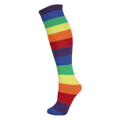 Manbi-PPP Patterned Tube Sock Rainbow