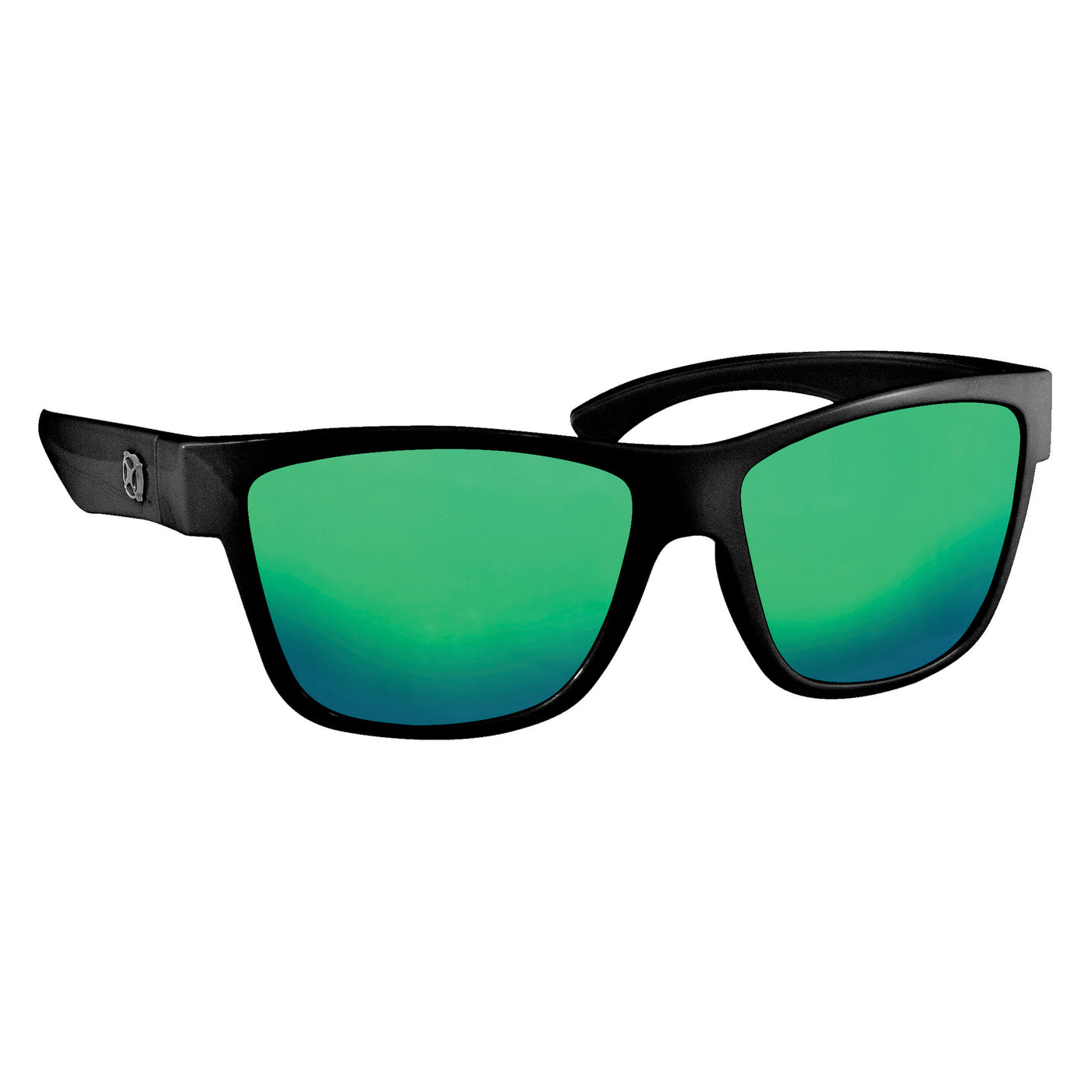 Manbi-PPP Adult Fuse Sunglass Black Crystal/Green