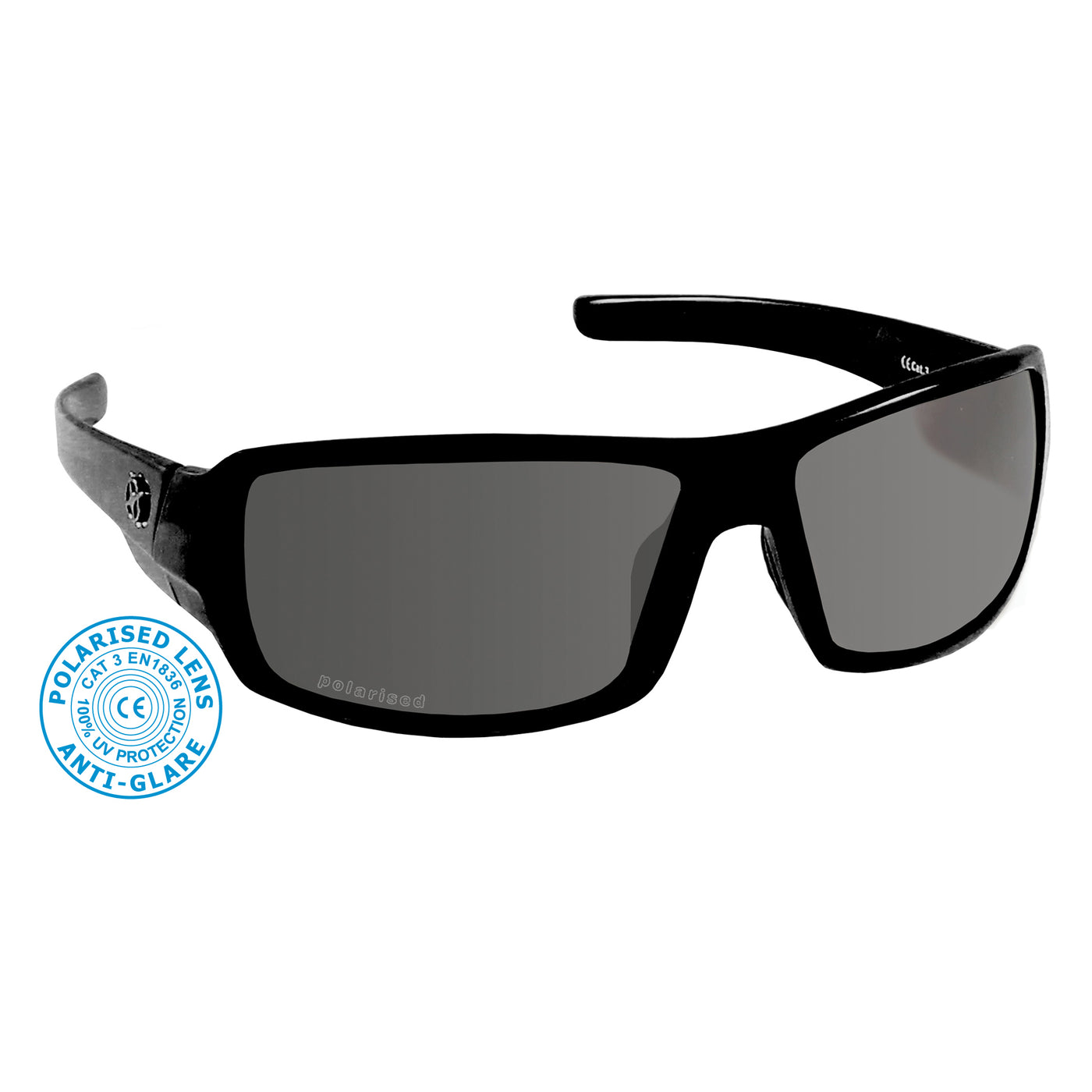 Manbi-PPP Adult Blast Sunglass Black Gloss/Smoke