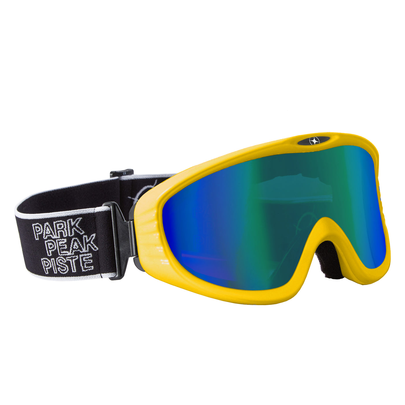 Manbi-PPP Adult Vulcan Goggle Yellow Gloss/Blue Mirror - DISCONTINUED