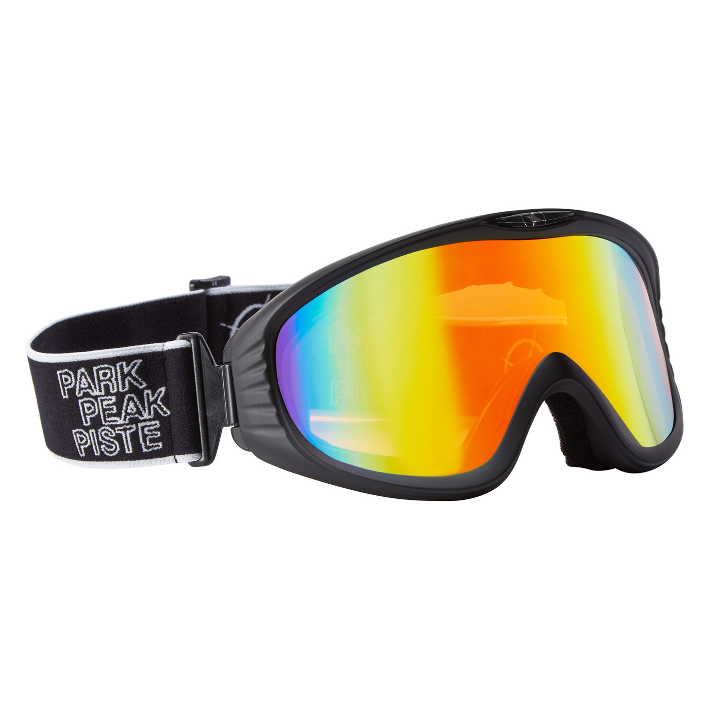 Manbi-PPP Adult Vulcan Goggle Black Matt/Rainbow Mirror