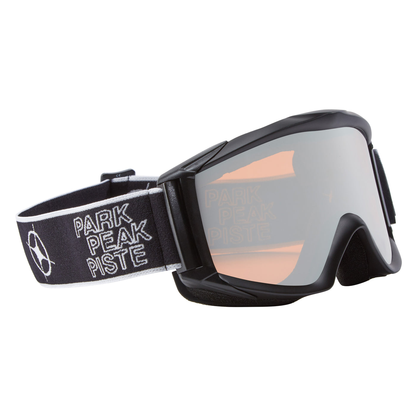 Manbi-PPP Adult Apollo Goggle Black Matt/Silver Mirror