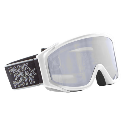 Manbi-PPP Adult Apollo Goggle White Gloss/Silver Mirror