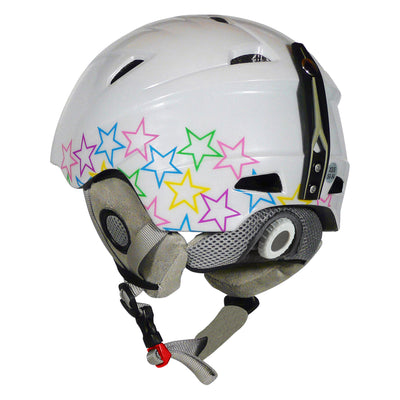 Park Peak Piste - Park Kids Helmet White Stars Multi