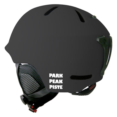 Park Peak Piste - The Commander Helmet Black Matt - only 57/58cm available