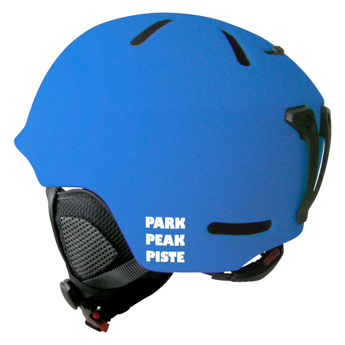 Park Peak Piste - The Commander Helmet Electric Blue Matt