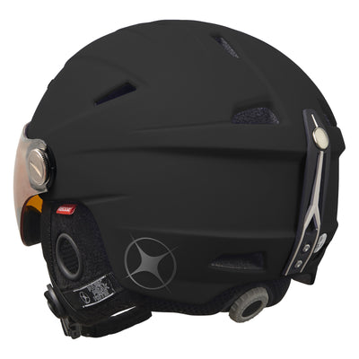 Park Peak Piste - Park Visor Pro Helmet Black Matt