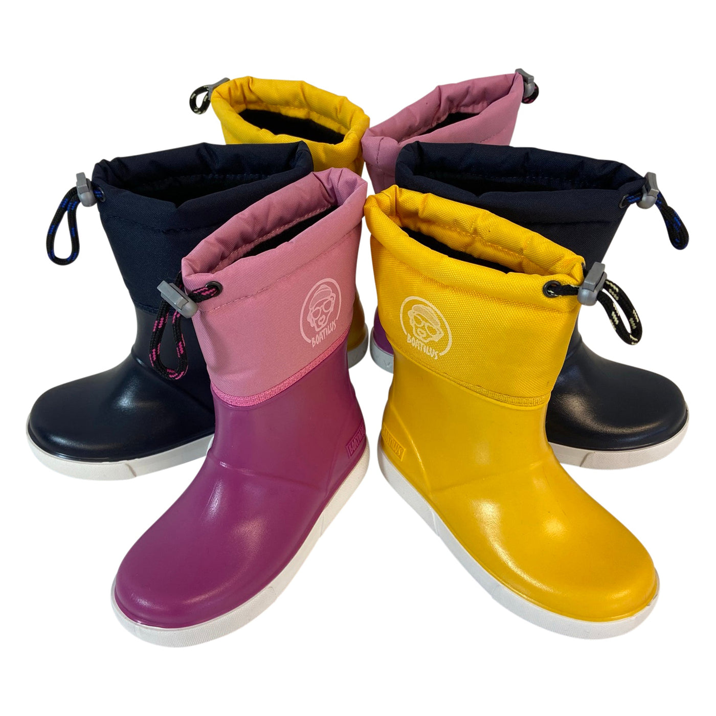 Boatilus Penguy B Warm Welly Boot Fuchsia