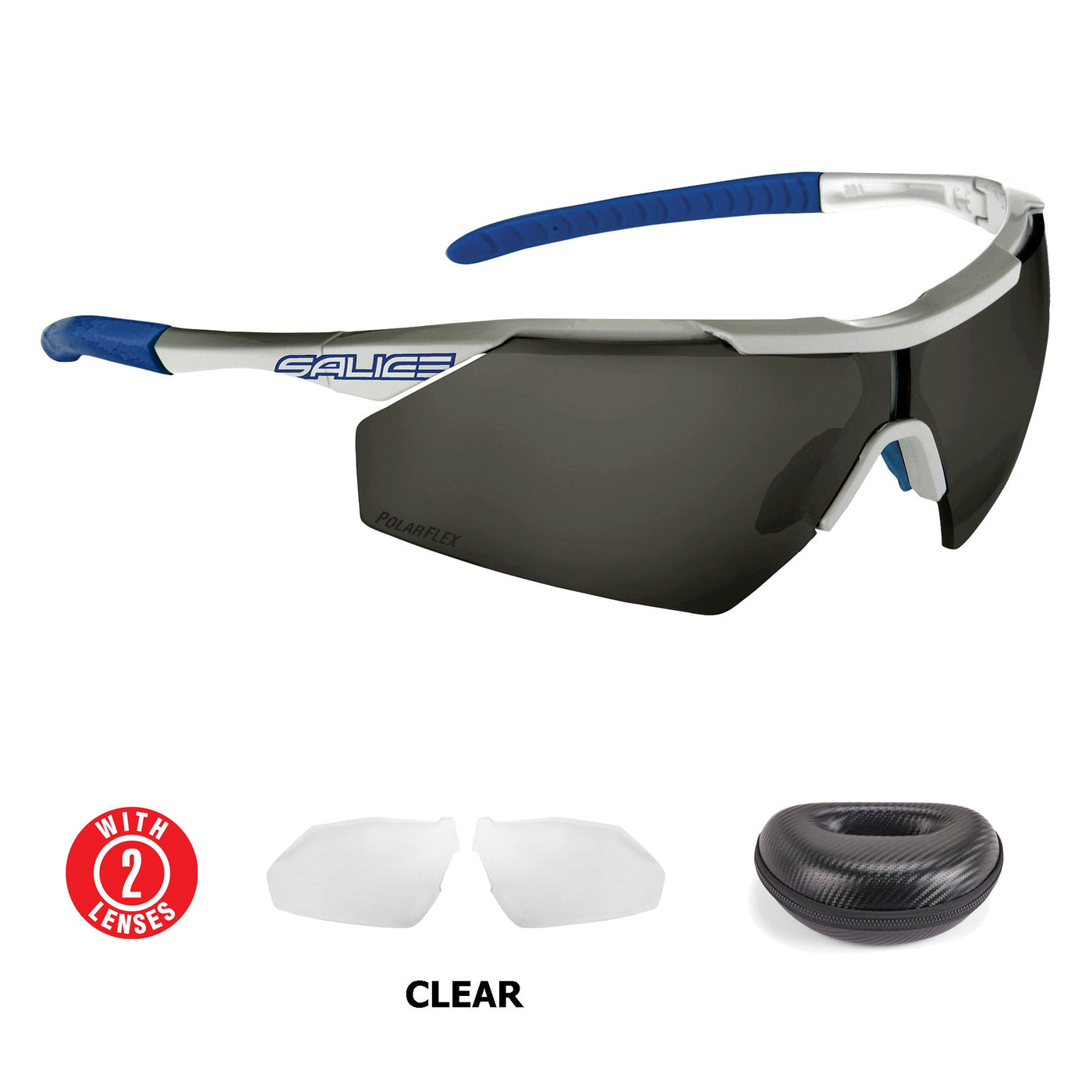 Salice 004 P Polarised White-Blue.