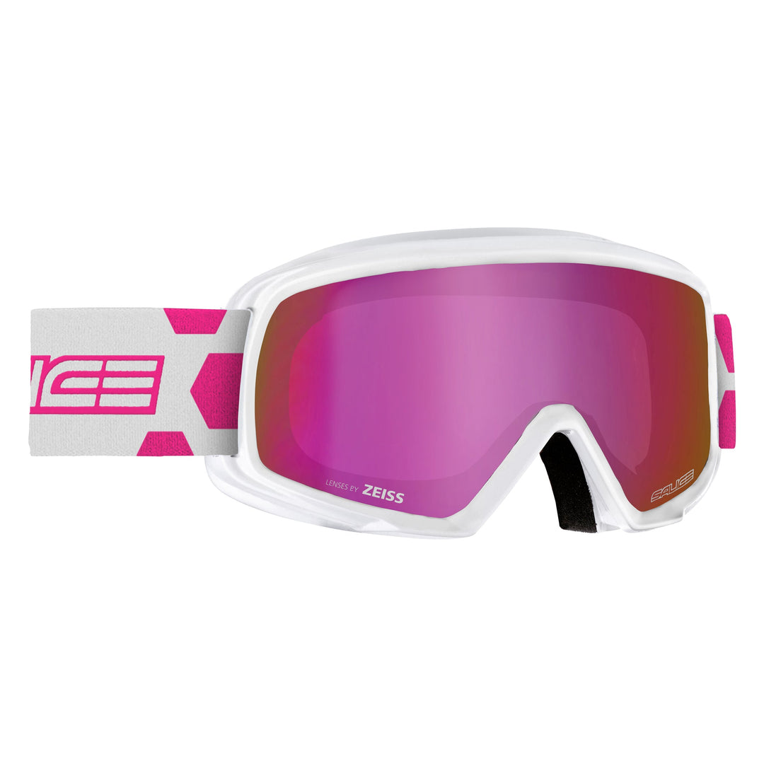 salice ski goggles Salice 608 DARWF Double Antifog Mirror White-Pink Adult Goggle