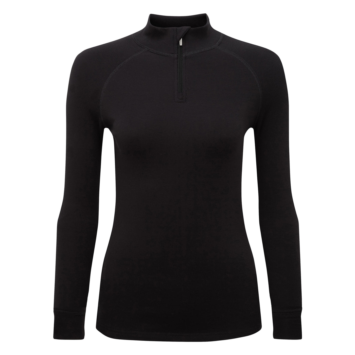 Steiner Ladies Soft-Tec Super Warm Half Zip Thermal Top Black