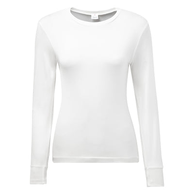 Steiner Ladies Silk Thermal Top White