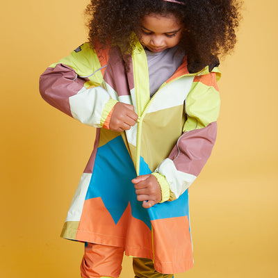 WeeDo Kids Rain Jacket Woody Bird - last one left - 116cm