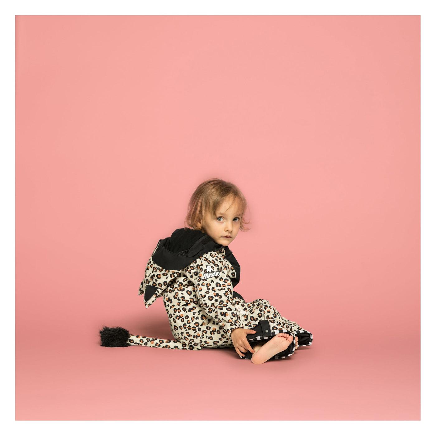 WeeDo Kids Snowsuit Leopard Black