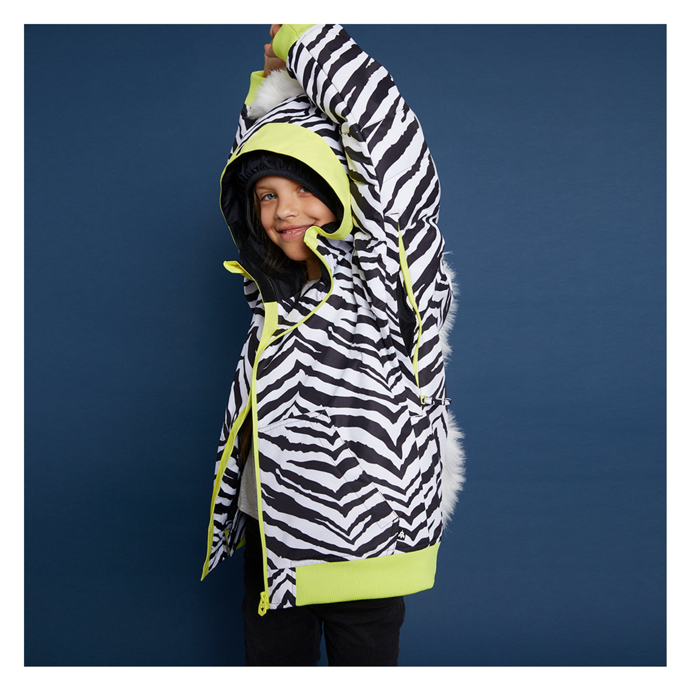 WeeDo Kids Snow Jacket Zebra