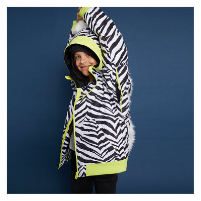 WeeDo Kids Snow Jacket Zebra