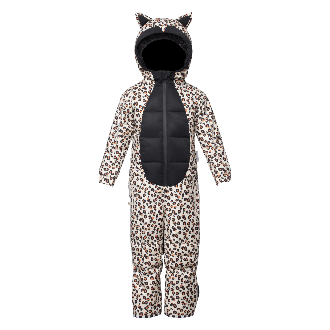 WeeDo Kids Snowsuit Leopard Black