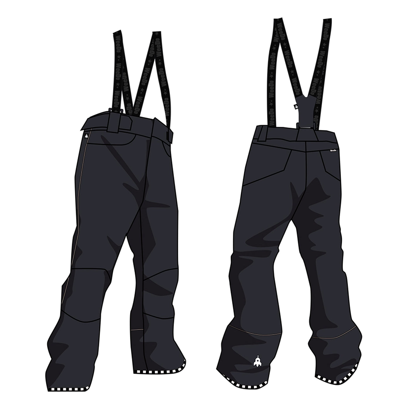 WeeDo Kids Snow Trouser Black